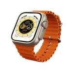 RELÓGIO SMARTWATCH BAZIK W57 PRO MAX DOURADO NFC C/ 7 PULSEIRAS
