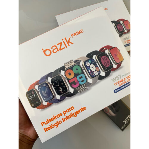 KIT PULSEIRAS COLORIDAS SMARTWATCH BAZIK W97