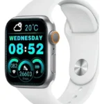 RELÓGIO SMARTWATCH BAZIK W57 PRO MAX PRATA/CINZA NFC C/ 7 PULSEIRAS