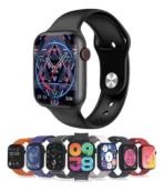 RELÓGIO SMARTWATCH BAZIK PRIME W52 PRO MAX C/ 7 PULSEIRAS PRATA - Imagem 2