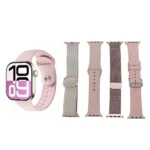 RELÓGIO SMARTWATCH COM IP68 ROSE/GOLD C/ 4 PULSEIRAS BAZIK PRIME W81 PRO MAX